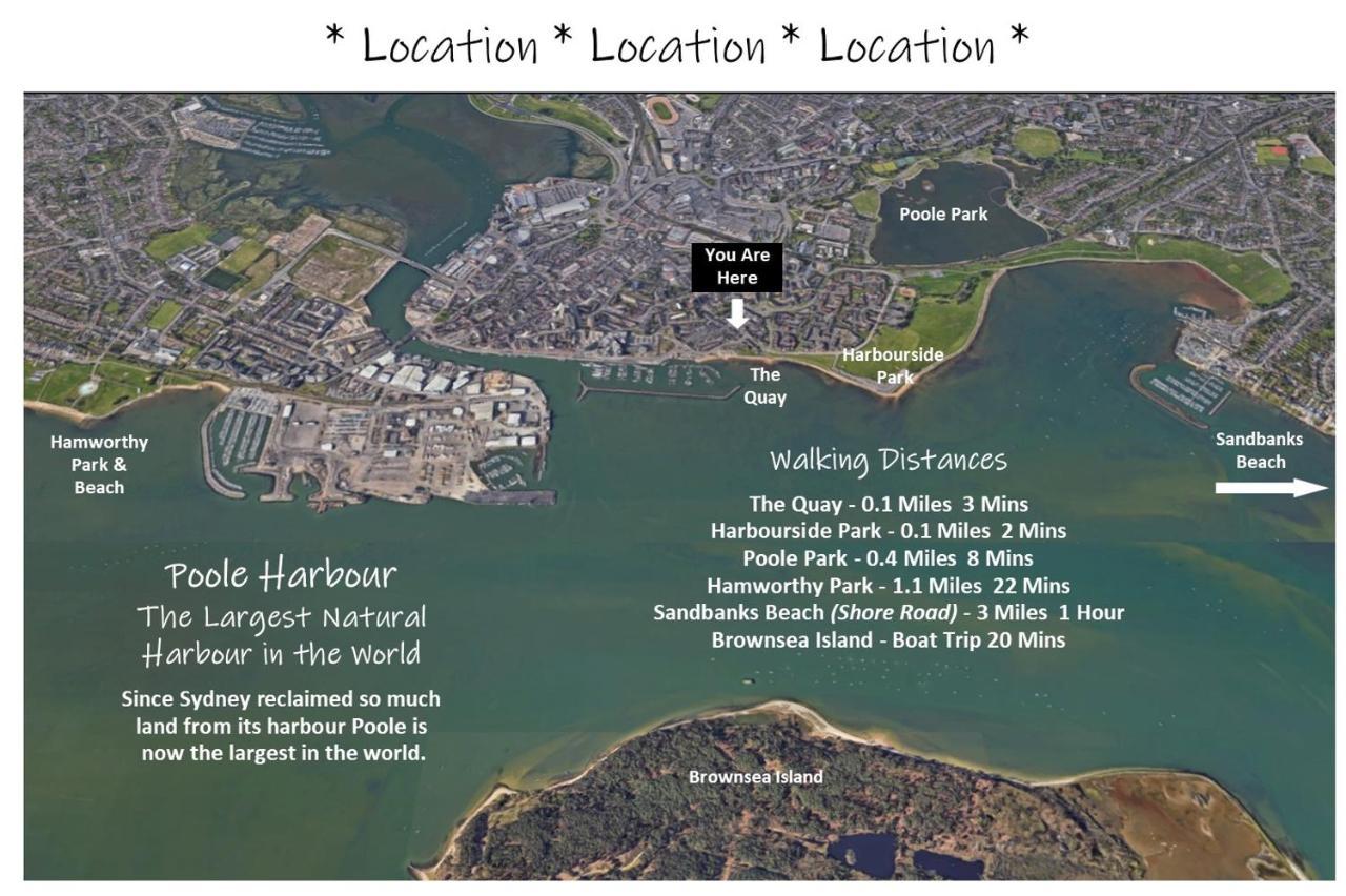 Harbourside House - Great Location - Parking - 2 En-Suites - Sleeps 5 Plus 1 Poole Buitenkant foto
